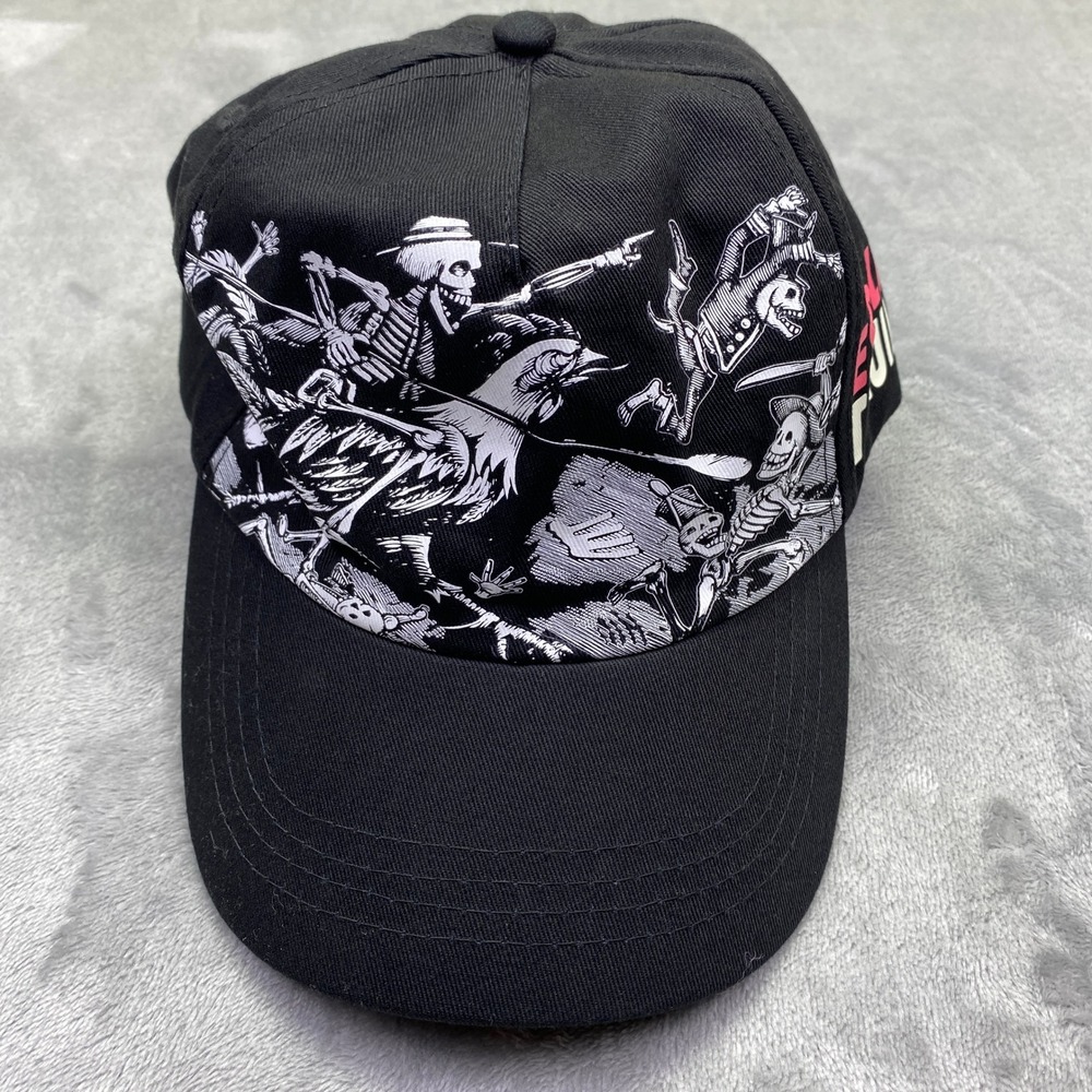 Esplon Tequila Black Baseball Cap‎ Skeleton Graphic Adjustable Strap